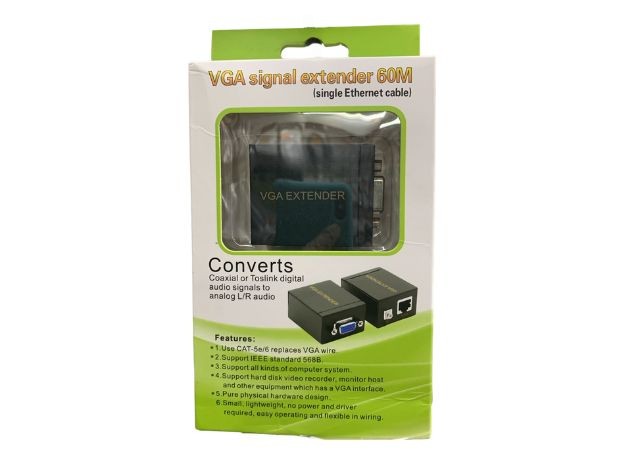 &u+ EXTENSOR VGA A VGA POR UTP HASTA 60M (7401)